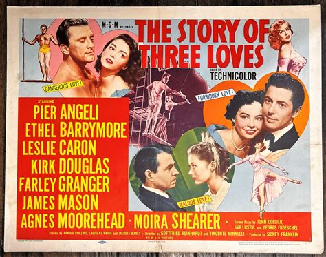 The Story of Three Loves! A Tale of Intertwined Romances and Stellar Performances by Kirk Douglas!